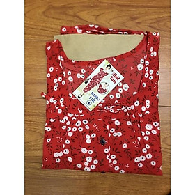 Đồ bộ nữ, đồ ngủ mặc nhà lửng 9 tấc vải lụa mango BL 49 họa tiết hoa nhí dễ thương size 47-65kg