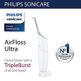 Máy tăm nước Philips Sonicare AirFloss Pro Ultra HX8331 01 dùng pin sạc