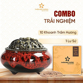 Combo trải nghiệm nhang trầm hương Thiên Mộc Hương xông thơm nhà, đón tài lộc