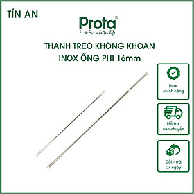 Mua  CHÍNH HÃNG  Prota Thanh treo tường inox đa năng không cần khoan tường ống 16mm - Cam kết 1 đổi 1