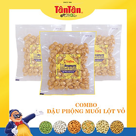 Combo 5 gói Đậu phộng Muối Lột Vỏ Tân Tân 55g