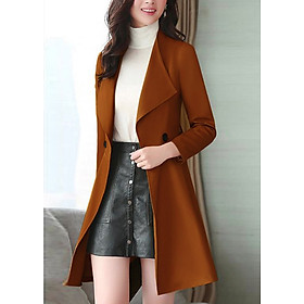 Áo Khoác Dáng Dài Kiểu Áo Khoác KAKI Măng Tô Cách Điệu GOTI 3108