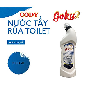 Nước Tẩy Rửa Toilet GOKU 1000ml, sử dụng Công Nghệ Nhật Bản, hương Quế dễ chịu, tẩy nhanh các vết bẩn cứng đầu