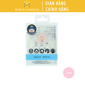 Bàn chải đánh răng kiêm gặm nướu silicon cho bé Marcus & Marcus, từ 6 tháng - Pokey
