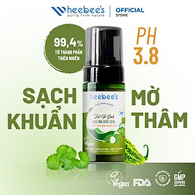 Bọt Vệ Sinh Rau Má Khổ Qua Rừng Thuần Chay Heebee's Làm Sạch Khuẩn, Giảm Viêm, Khử Mùi 100ml