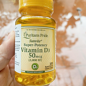 Thực phẩm bảo vệ sức khỏe bổ sung vitamin D3