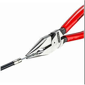 Kềm Đa Năng Mũi Thon Needle-Nose Combination Knipex 08 21 185 Lưỡi Cắt 61HRC (Mới 2023)