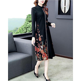 đầm suông họa tiết cao cấp