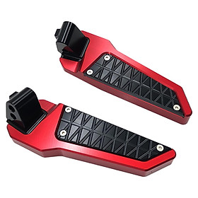 Rear Passenger Footpad Foldable Pedals Rests High Performance Aluminum Alloy Premium Replaces Foot Steps Footboard for Adv160