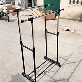 Mua Giàn phơi quần áo thông minh 2 tầng siêu tiện dụng