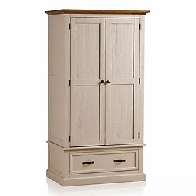 Tủ quần áo 3 cánh Seychelles gỗ sồi 1m4