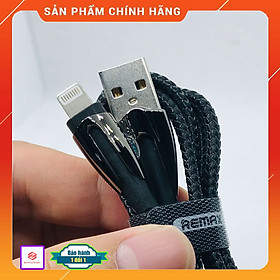 Mua Cáp sạc nhanh 3A đầu Lighning Remax162i dành cho iPhone  iPad  đầu bọc kim loại  dây bọc dù siêu bền  dài 1m - Hàng chính hãng