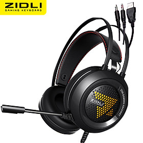 Mua Tai nghe chơi game Zidli ZH6 có mic  led 7màu / Jack 3.5mm - Hàng Chính Hãng