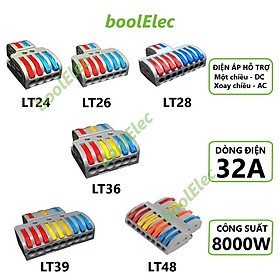 Cút Nối Dây Điện Nhanh, Đầu Nối Dây Điện, Cút Nối Dây Điện Chịu Tải 32A Công Suất 8000W