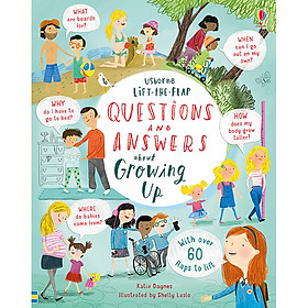 Hình ảnh Review sách Sách tương tác tiếng Anh - Lift-the-Flap Questions & Answers About Growing Up