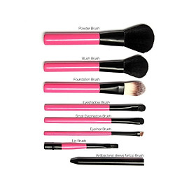 7 * Makeup Brushes Set Foundation Powder Brush Eyeshadow Eyeliner Lip