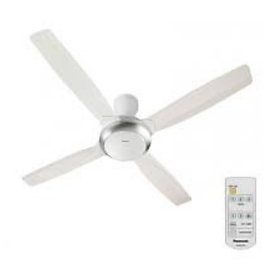 Mua Quạt trần 4 cánh F-56XPG có điều khiển Đen/Trắng - 3 tốc độ gió - Công suất 59w Chiều dài ti : 30cm