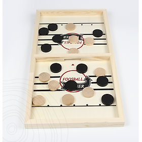 Đồ Chơi Cờ Búng Bàn Gỗ 54.7x24.5cm, rèn luyện khả năng tập trung cho bé - Chính hãng