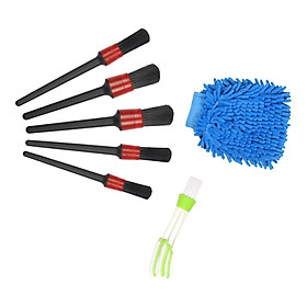 7  Car Detailing Brush Interior Cleaning  Cleaning Tools Kit