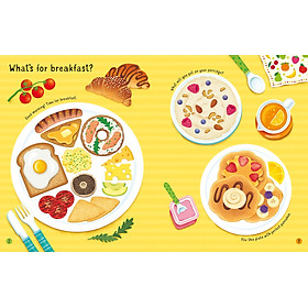 Hình ảnh sách First Sticker Book Mealtimes