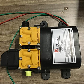 Mua Máy bơm đôi KUBOTA tăng áp lực nước mini 12V 120W Lưu lượng 9L/phút tặng kèm ren 17mm và nối 12 ra 8