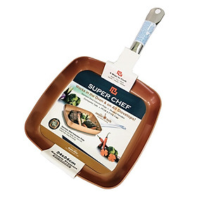 Mua Chảo vuông SUPER CHEF h.kim tráng men đáy từ 24*24cm SC_G2024