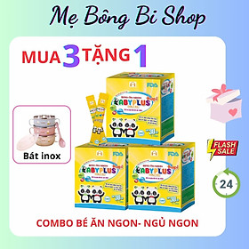 3 HỘP SIRO ĂN NGON BABYPLUS HAPI [Tặng quà