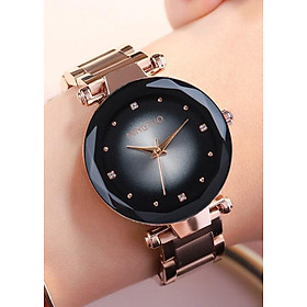 Đồng Hồ Nữ MINGTUO MI9166 Dây Thép Không Gỉ - Mặt Kính Kim Cương 3D Tráng Sapphire - Chống Nước Siêu Tốt Lên Tới 3ATM - Khóa Bướm Siêu Sang Chảnh - Đồng Hồ Thời Trang Phái Đẹp Cao Cấp