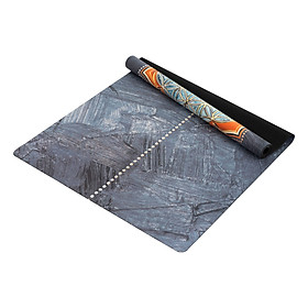 Thảm tập yoga du lịch chính hãng Yvonne, Madala Vintage (TẶNG KÈM 3 PHẦN QUÀ) dày 1,5mm gấp gọn, bề mặt nhám, siêu bám, ưa mồ hôi, dễ vệ sinh, chất liệu cao su tự nhiên, kích thước 183cm x 66cm, nặng 1,2kg