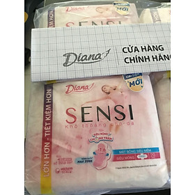 Gói Lớn 20 Miếng | Combo 4 Gói Diana Sensi Khô Thoáng Cho Da 20 Miếng - Diana SenSi Siêu Mỏng Cánh 20 Miếng- Date luôn mới