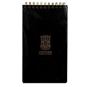 Sổ Lò Xo Oxford Đen Mini Topbinding 80'S - D132MN