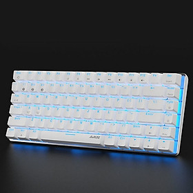 Bàn phím cơ mini gaming GEEK AK33 White Chống ồn - Hàng nhập khẩu