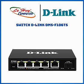 Mua Bộ Chia Mạng Switch D-Link DMS-F106TS 5 Cổng 2.5G và 1 Cổng SFP+ - Hàng Chính Hãng