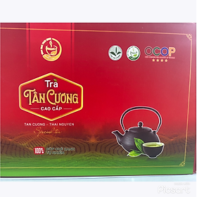 Đặc Sản Thái Nguyên - Chè Tôm Đặc Biệt Ấm Hộp Đỏ Hộp 250G - OCOP 4 Sao