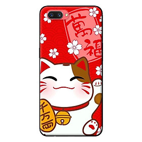 Ốp in cho Oppo A3s Mèo Cười - Hàng chính hãng