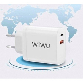 Bộ Sạc WiWu Comet USB-C + QC3.0 Power Adapter RY-U20 Chất Liệu Nhựa Bóng, Hỗ Trợ Công Nghệ Sạc Nhanh QC 3.0 - Hàng Chính Hãng 