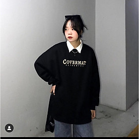 Áo sweater nam nữ unisex nỉ chất đẹp dáng rộng in chữ Convernat oversize - ST77 - babitrendy