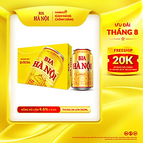 Bia Hà Nội - Thùng 24 lon 330ml