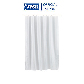 Rèm phòng tắm | JYSK Grundsund | polyester | trắng | R180xD200cm