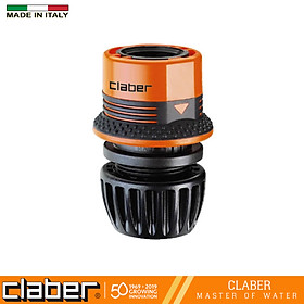 Khớp Nối Nhanh Claber Ergogrip 8542, nhựa ABS, kết nối 2 cỡ ống 12-14mm