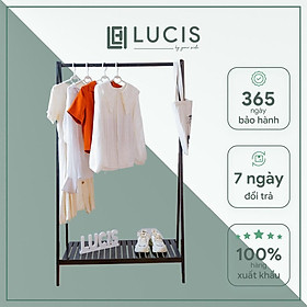 Mua Kệ treo quần áo chữ A cao cấp 1 tầng màu đen size 80cm