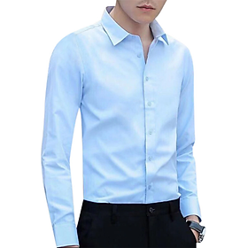 Áo sơ mi dài tay Blue ALGS197 Fashion Aligro