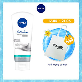 Sữa rửa mặt NIVEA Anti-Acne khoáng chất giúp ngừa mụn (100g) - 82327