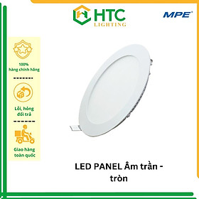 Mua Đèn Led Panel âm trần Tròn 9W  viền vàng - thương hiệu MPE