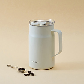 Ly Giữ Nhiệt LocknLock Metro Ceramic Mug LHC4282_C 600ml, Hàng Chính Hãng, Thép Phủ Sứ - JoyMall