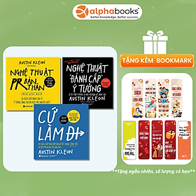 Hình ảnh Combo 3 Cuốn Nghệ Thuật PR Bản Thân + Nghệ Thuật Đánh Cắp Ý Tưởng + Cứ Làm Đi