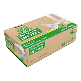 Sữa đậu nành nguyên chất Vinamilk Super Soy - Thùng 48 hộp 200ml