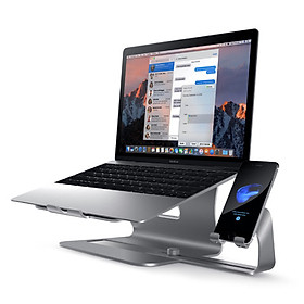 Mua Đế Giữ Laptop   Điện Thoại Nhôm Nguyên Khối