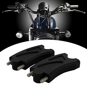 Handlebar Risers Handlebar Clamp Back Move Mount Adapters Accessory for Honda Rebel CMX 500 CMX500 CMX300, Black