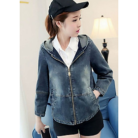 Áo Khoác Jean Nữ Titishop NT36 - Xanh (Size